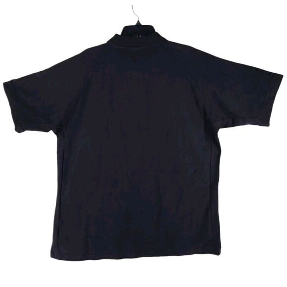 Vertx Polo Shirt Mens XL Black Pique Cotton SS Sleeve Pocket - Picture 5 of 10